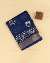 SC3866 - Linen With Digital Bandhini Print
